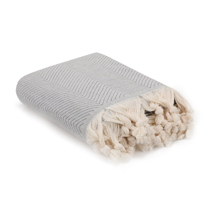 L'essentiel linge de maison Funda de Sofá 230 Gris Algodón 100% 170 x 230 cm